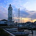 El faro de Rimini icono del puerto