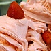 Helado de fresa casero