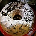 Homemade cake with blueberries