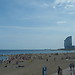 La plage de la Barceloneta
