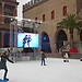 La plaza de Rimini en Navidad