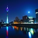 La Rheinturm a Medienhafen