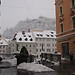 Ljubljanski grad nevado