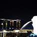 Merlion at night