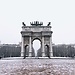 Milan under snow