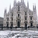 Milan under snow