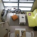 Modern maisonette with courtyard, in a student accommodation building