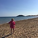 My mum did a 40 minute hike in white sandals, a blue dress and b