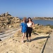 My mum did a 40 minute hike in white sandals, a blue dress and b