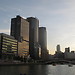 Osaka from Okawa river