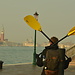 Packrafting Venice during Il Carnevale