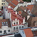 Panoramic view of old town Vilnius