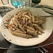 Penne con noci e gorgonzola