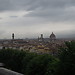 Perfect view of Firenze with roses and art