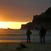 Pescadores al atardecer