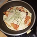 Pizza con tortillas de trigo