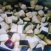 Preparing eggplants