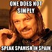 Sim, eu sou Inglês e não, não podemos falar em inglês. Porquê? E