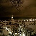 Snowy old town