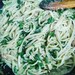 Spaghetti with pesto