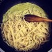 Spaghetti with pesto