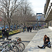 Students and bikes - DTU Lyngby