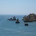 The cliffs on the coast of Lagos