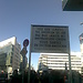 The sign at the former East–West Berlin border