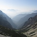 The valley behind the Three Peaks