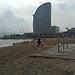 Une célèbre plage de Barcelone
