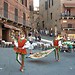 Walking around the medieval streets of Siena.