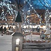 Winter rabbit village Riga