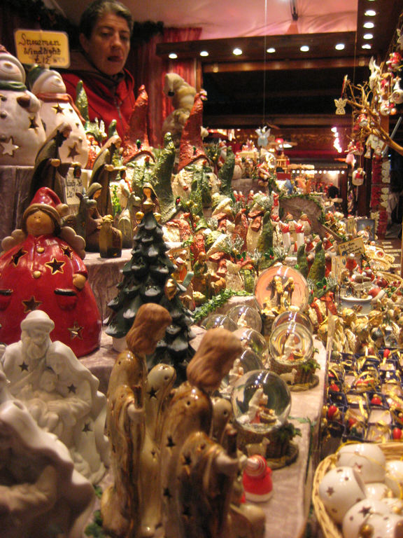 Christmas market in the city center