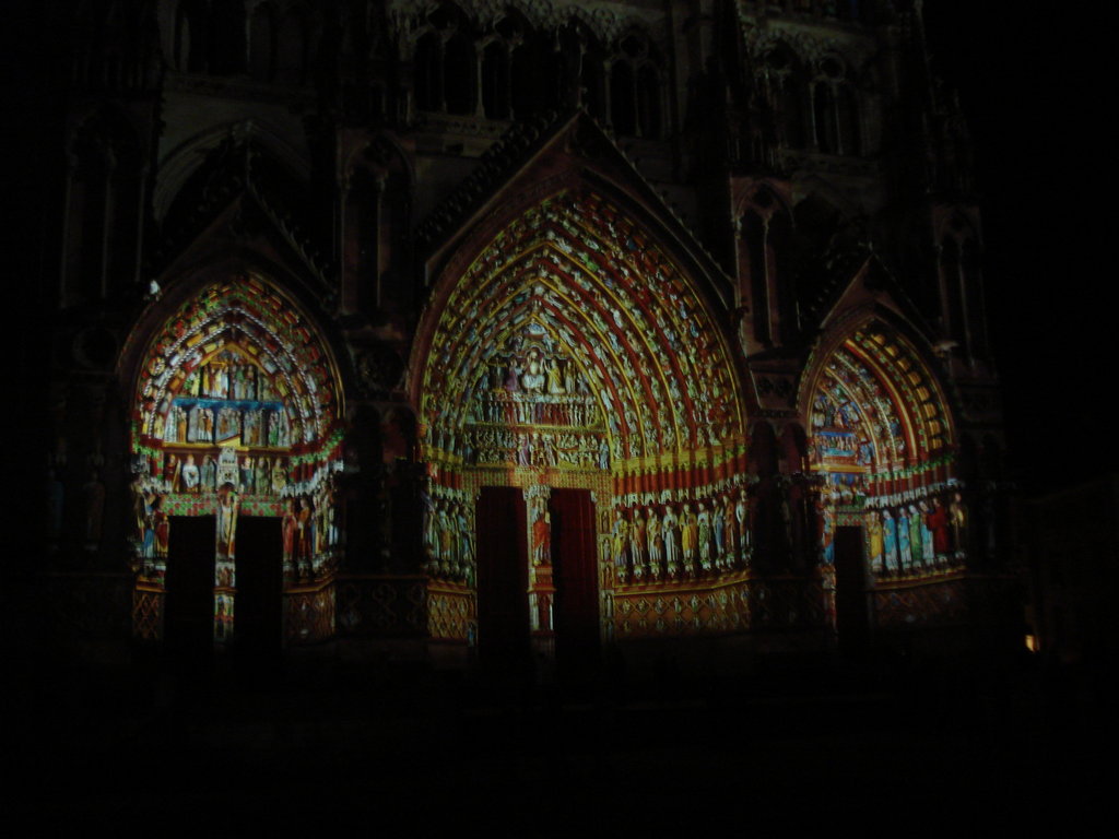 La Cathédrale illuminée