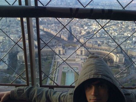 from top of the Eiffel, Paris