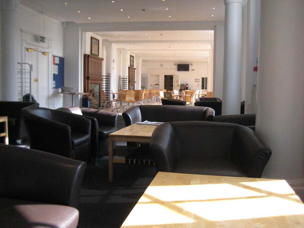 The business school lounge