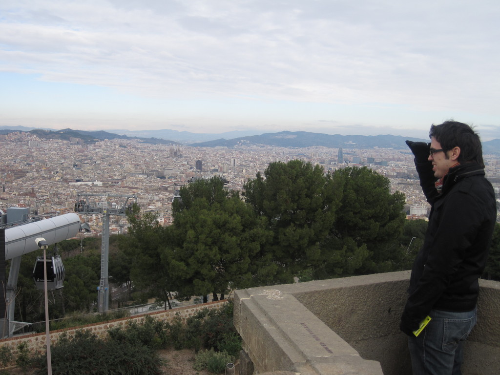 Vistas desde el Castell de Montjuïc