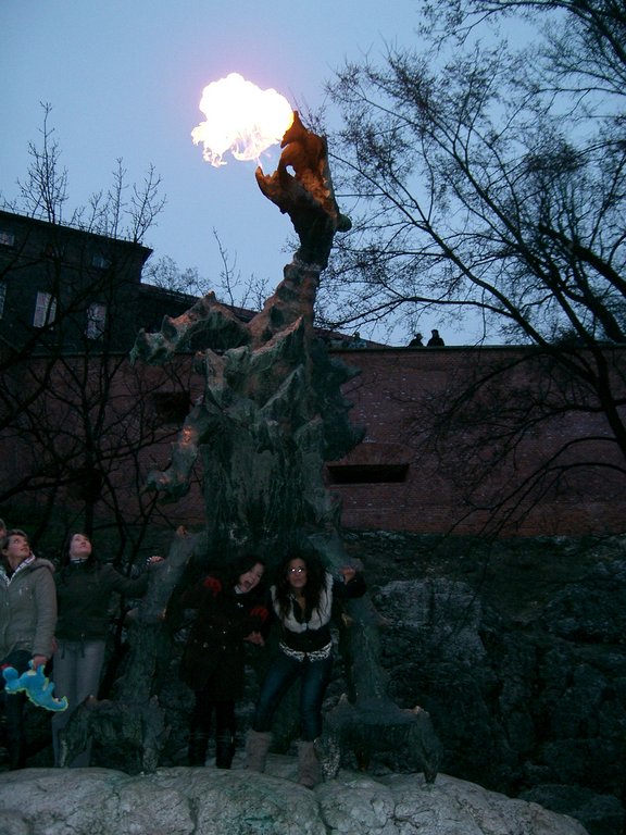 The city&#39;s symbol, the dragon