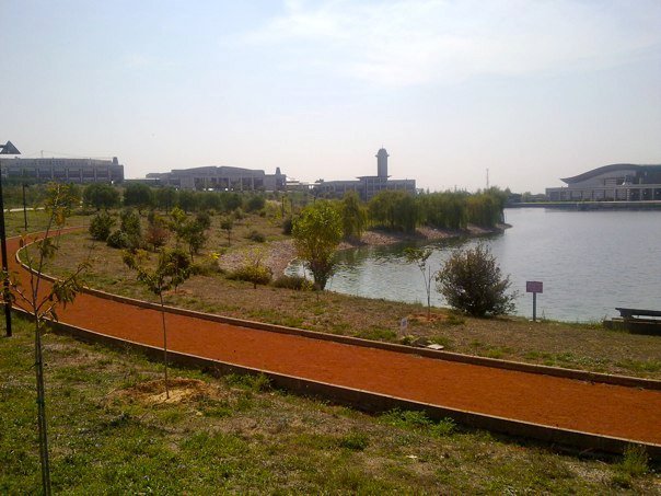 lake and joging track
