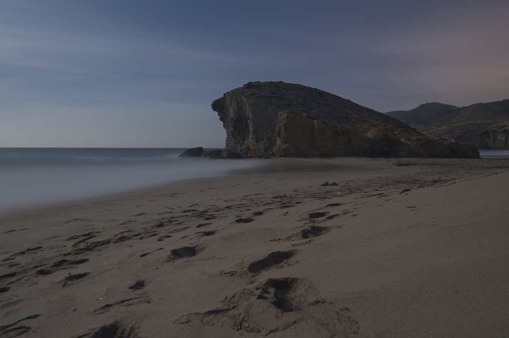 Playa de El Mónsul (Almería) - 4:45 am