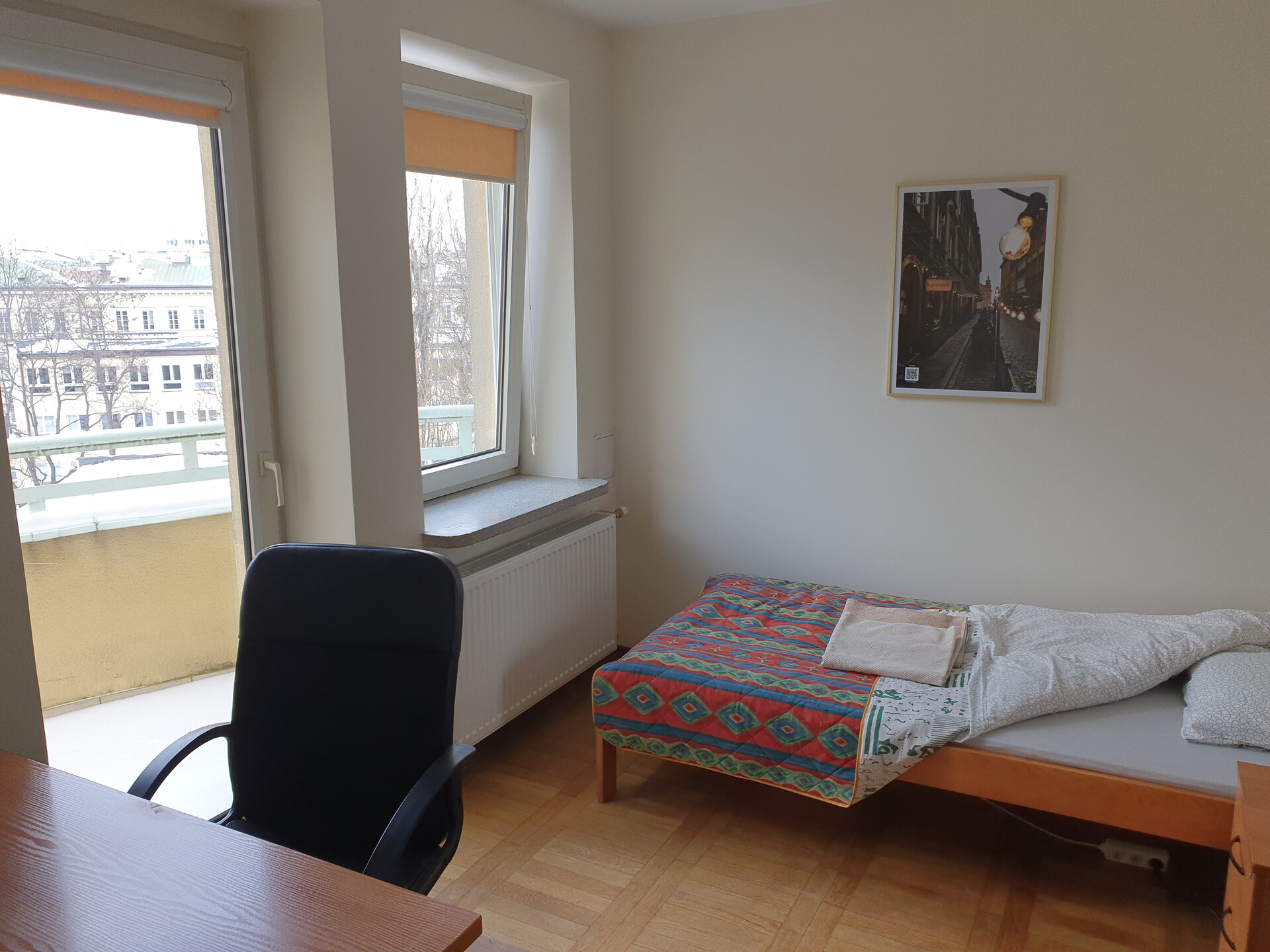4 single rooms in shared flat for rent Warsaw Downtown Room for rent