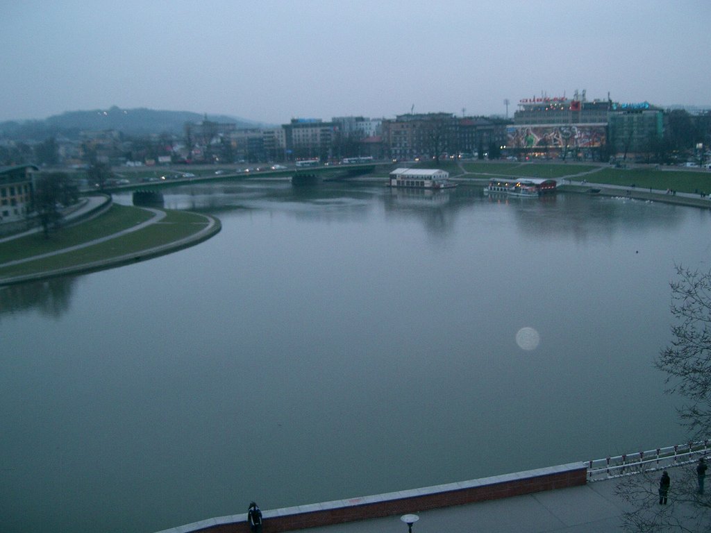 Vistula&#39;s river that cross the city