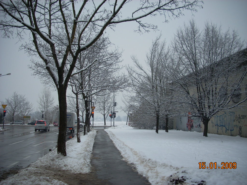 Nieve en la Facultad de Educación