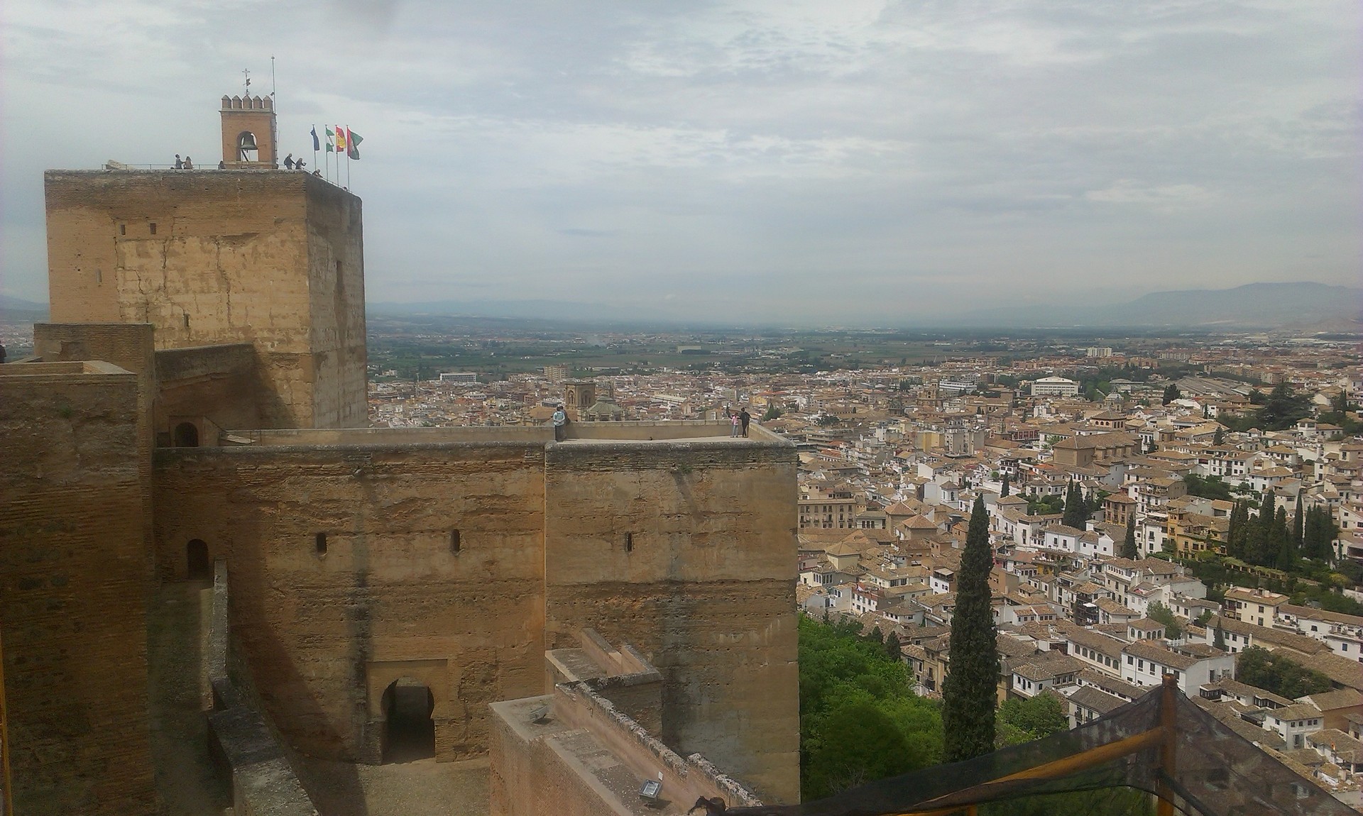 Alhambra - vista dal castello