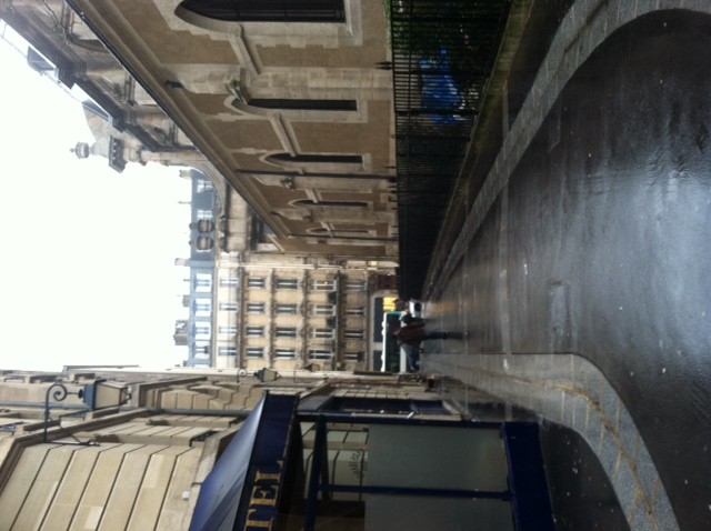 Around the apartment!