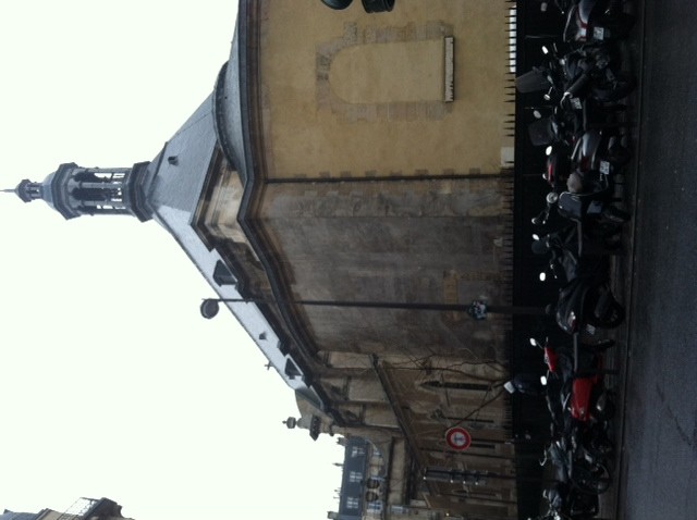 Around the apartment!