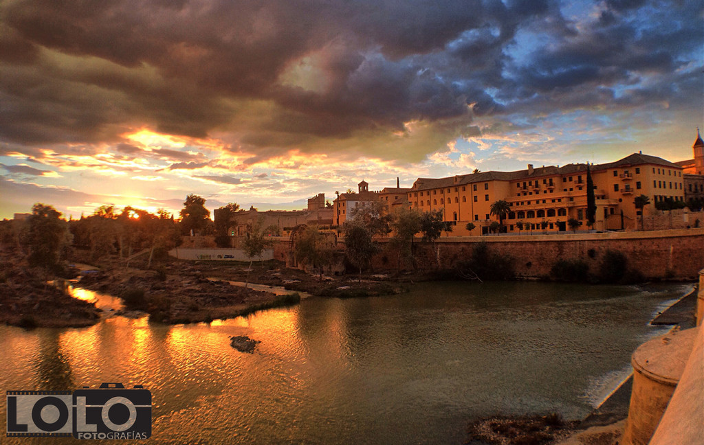 Atardecer en los Sotos de la Albolafia.
