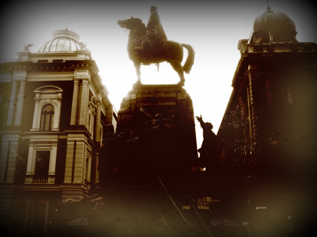 Battle of Grunwald monument in Kraków, Poland