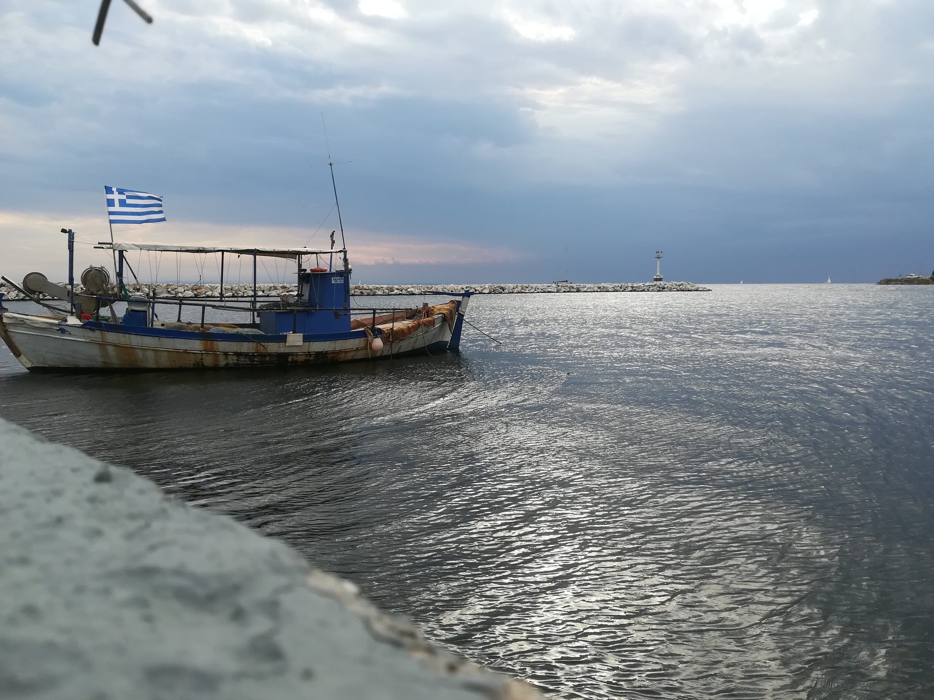 Boat in the seaa