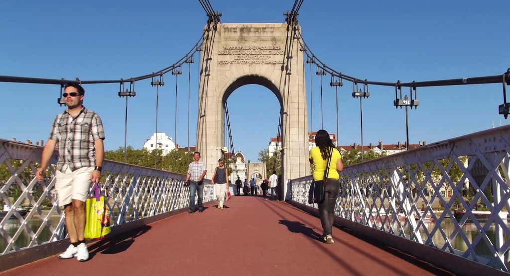 Bridge across the Rhone